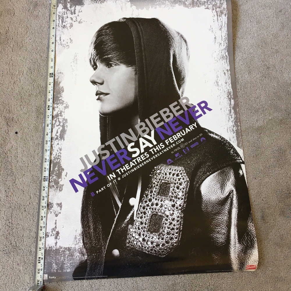 Justin Bieber Never Say Never Movie Poster